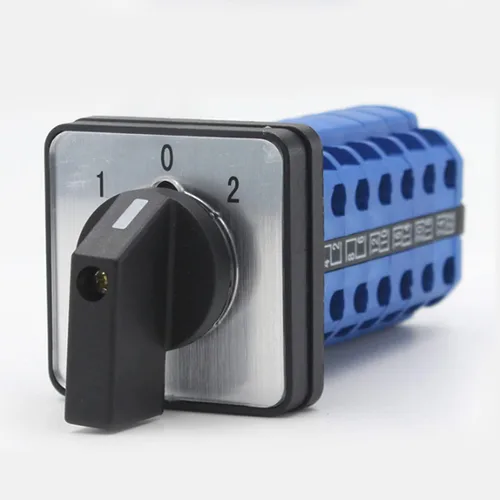Miniatura 4 de Interruptor selector de cambio universal, interruptor de transferencia de potencia, 4 posiciones 8 terminales, LW26-20 6E1111/2 220V 20A Motor