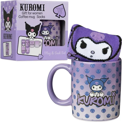 Miniatura 12 de Get Trend Juego de tazas de café y calcetines de Harry Potter, taza de cerámica de 11.5 onzas con calcetines altos, bonitos regalos para mujeres