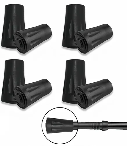 Miniatura 8 de Accesorios para bastones de trekking de repuesto duraderos de diamante negro, puntas de goma para bastones de senderismo para todos los bastones