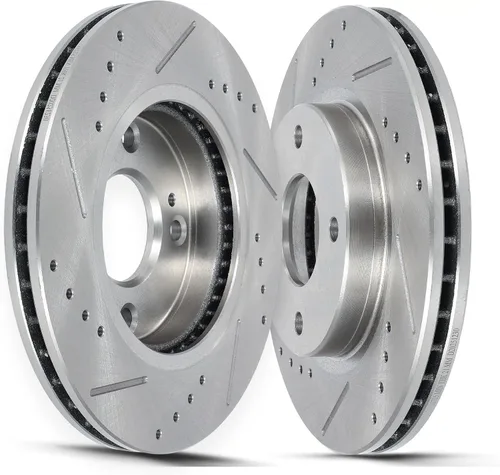 Miniatura 22 de SCITOO Rear Brake Rotors For Honda For CR-V 2002-2004 Drilled & Slotted Disc Brakes Rotors Replacement:31304