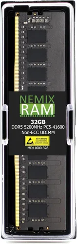 Miniatura 12 de NEMIX RAM 16 GB (1 x 16 GB) DDR5 5200 MHZ PC5-41600 1Rx8 1.1V 288-PIN sin ECC sin búfer UDIMM memoria de PC de escritorio compatible con ASRock Z790