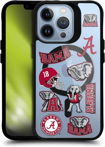 Miniatura 242 de Head Case Designs Funda de gel suave con licencia oficial de la Universidad de Alabama UA Collage compatible con Apple iPhone 13 Pro Max