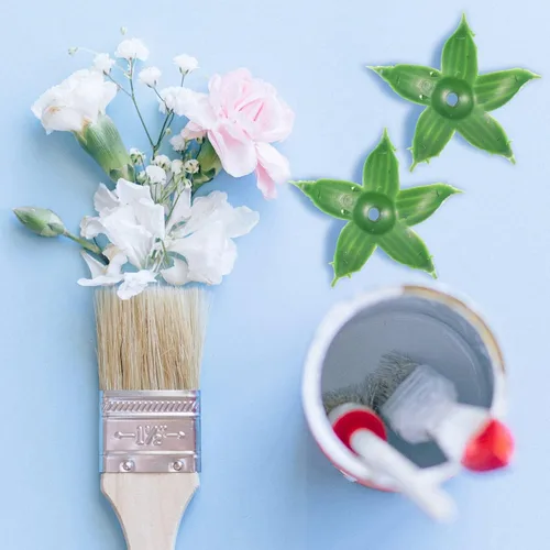 Miniatura 9 de Beavorty - 120 cálizes de flores artificiales de plástico para suministros de manualidades, receptáculos de flores de imitación ligeros