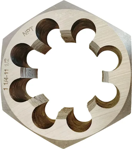 Miniatura 2 de NPT Tubo Hex Troquel Cartbon Acero 1-1/2 "-11 1/2