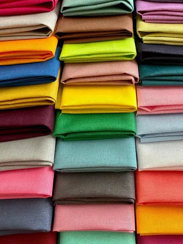 Miniatura 3 de Paquete de tela de algodón de color sólido, 50 cuadrados precortados (8 x 8 x 8 pulgadas), 100% algodón, 120 GSM, fabricado en Türkiye