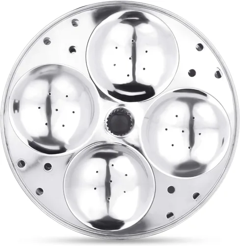 Miniatura 2 de Vinod Soporte Idli de acero inoxidable adecuado para cocina india - Soporte de 3 niveles - Hace hasta 12 Idlis - Resistente al polvo - Platos