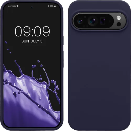 Miniatura 82 de kwmobile Funda Compatible con Google Pixel 6 Pro - Funda de Teléfono de Silicona TPU con Acabado Suave - Azul Caribe