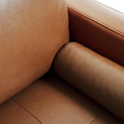Miniatura 8 de Naomi Home Velonie Air - Sofá de cuero de lujo sin igual de mediados de siglo, la encarnación del acogedor salón y el diseño contemporáneo