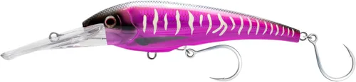 Miniatura 27 de Nomad Design DTX Minnow con sistema patentado Autotune - Acción de natación de pez cebo envejecido, BKK Diablo Caballa Rosa Caliente