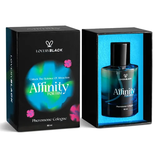 Miniatura 3 de Affinity For Him - Colonia de feromonas para hombres, mejora la atracción y la confianza, aroma masculino terroso y almizclado con ámbar, pachulí