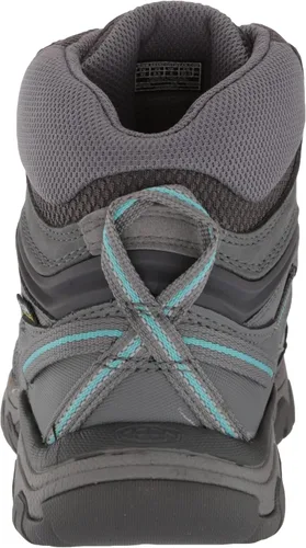 Miniatura 3 de KEEN Ridge Flex - Botas de senderismo impermeables de altura media para mujer, Acero GrisPorcelana, 8.5