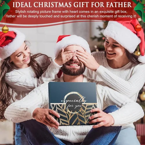 Miniatura 3 de Tiblue Regalos de Navidad para papá de hija, hijo, niños, mejores regalos para papá, papá, padre, marco de foto 4x6, regalo de Navidad para suegro