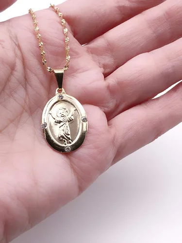 Miniatura 5 de Divine Child Jesus Pendant Necklace 17.5" Chain