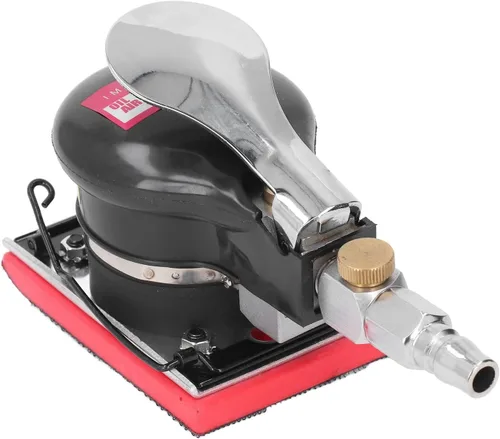 Miniatura 3 de Lijadora orbital neumática Herramienta de lijadora de aire de 1/4 pulgadas 10000RPM Mini máquina pulidora para compuestos de madera Herramienta