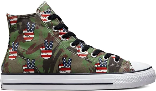 Miniatura 2 de Converse Unisex Cons Chuck Taylor All Star Pro Camo Peace High Top Cypress Green