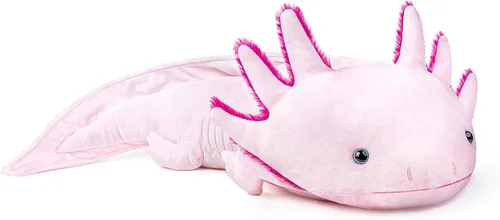 Miniatura 11 de Axolotl - Juguete de peluche de simulación de ajolote azul de 20 pulgadas, lagarto espeluznante lindo juguete de peluche real, colección de regalo
