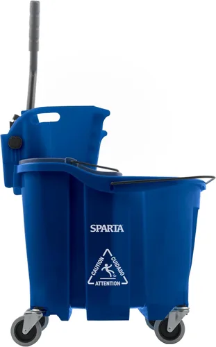 Miniatura 6 de Carlisle FoodService Products Omnifit - Cubo para trapeador con escurridor de prensa lateral e inserto de agua sucia para limpieza de pisos