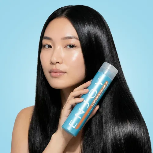 Miniatura 6 de Enjoy Juego de champú y acondicionador hidratante, humedad diaria sin sulfato para un cabello suave, brillante y manejable, seguro