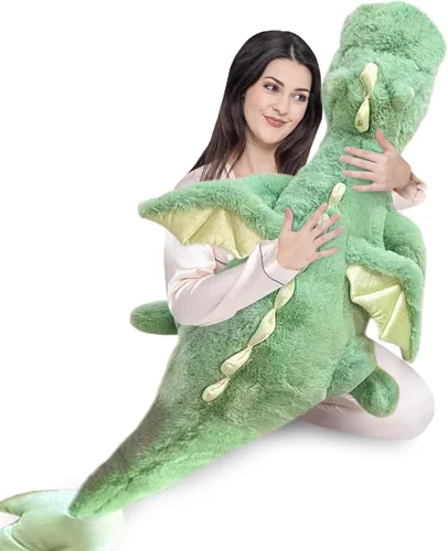Miniatura 15 de Animal de peluche de pterosaurio con alas - Lindos dinosaurios suaves, juguetes de peluche de pequeño dragón volador, almohada de peluche, regalos