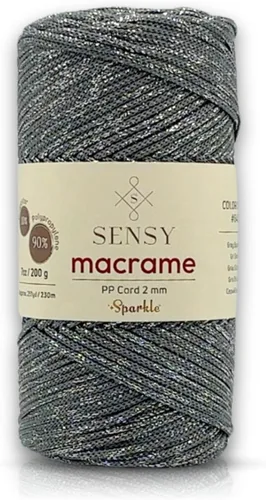 Miniatura 22 de Sensy Premium Cuerda de Poliéster de 2mm 251 Yardas Cuerda de Polipropileno 100% Cordón de Macramé 2mm Cordón para Bolsa de Ganchillo Cuerda
