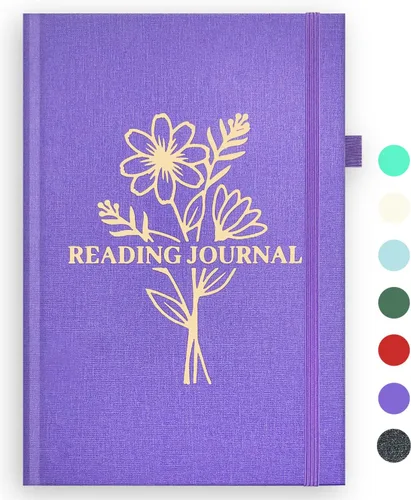 Miniatura 9 de Diario de lectura, diario de lectura de libros, seguimiento y revisa tu lectura, accesorios de libros de regalo para amantes de los libros y Verde