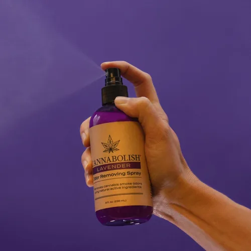 Miniatura 5 de Cannabolish Spray eliminador de olores de humo de lavanda y ambientador, 8 onzas líquidas, ingredientes naturales (paquete de 2)