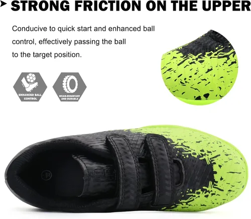 Miniatura 2 de brooman Zapatos de fútbol para niños y niñas, zapatos de fútbol para interiores