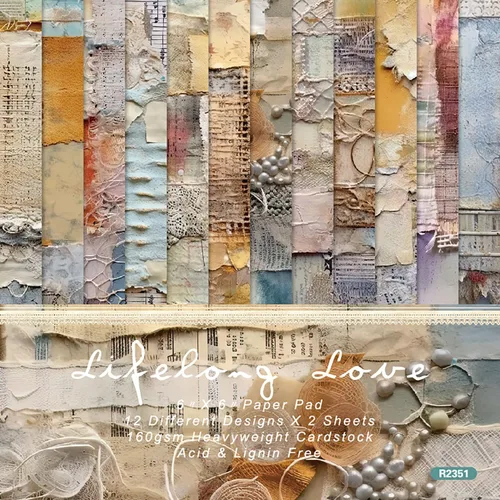 Miniatura 15 de YASMEN Bloc de papel para álbum de recortes de Navidad, 6 x 6 pulgadas, cartulina de una sola cara para hacer tarjetas, diarios, planificador