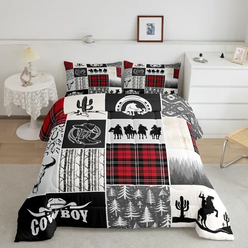 Miniatura 10 de Juego de edredón de pavo real en acuarela tamaño King, elegante y hermoso juego de ropa de cama edredón de plumas azules de 3 piezas para niños