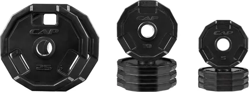 Miniatura 14 de CAP Barbell 2-Inch Olympic Cast Iron Plate Weight Set 75-285 lbs Multiple Options
