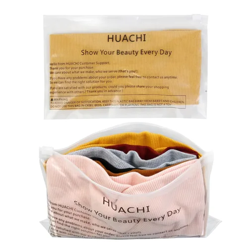Miniatura 6 de Huachi Diademas turbantes para mujer, bandas anchas para la cabeza, moda de otoño, bandas elásticas gruesas y bohemias antideslizantes para niñas