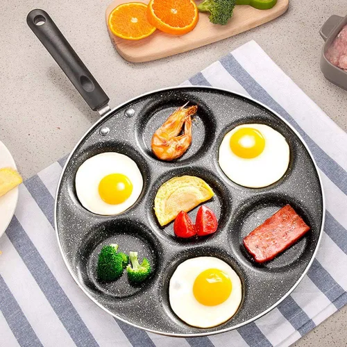 Miniatura 2 de Ejoyous Sartén de aluminio antiadherente para panqueques de 7 tazas, sartén para tortillas, utensilios de cocina para el hogar con mango ergonómico
