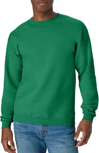 Miniatura 27 de Hanes EcoSmart - Sudadera de forro polar con cuello redondo para hombre, disponible en tallas grandes y altas, paquete de 1 o 2