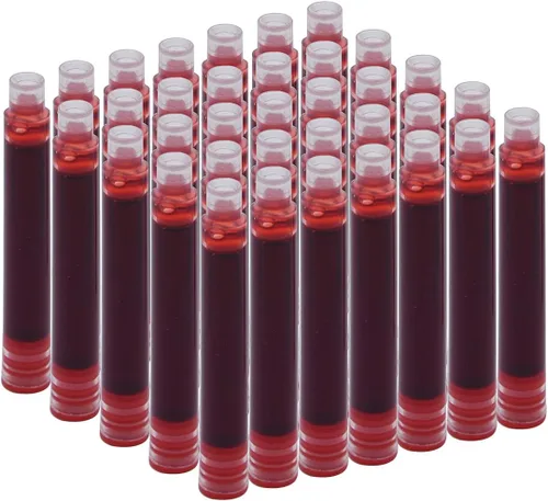 Miniatura 8 de 35 cartuchos de tinta, 0.134 in de diámetro de diámetro, pluma estilográfica de caligrafía, cartuchos de tinta de repuesto para pluma estilográfica