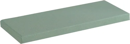 Miniatura 12 de Elegante cojín de banco de color sólido con lazos, cojín antideslizante para banco de interiores y exteriores, cojín de muebles de patio, cojín