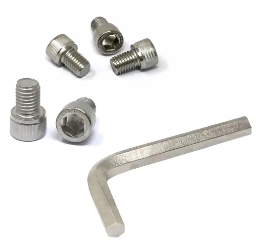 Miniatura 108 de iexcell 25 piezas M4 x 60/65/70/75/3.150 in paso de rosca 0.028 in acero inoxidable 304 cabeza hexagonal Tornillos Tornillos surtido Kit