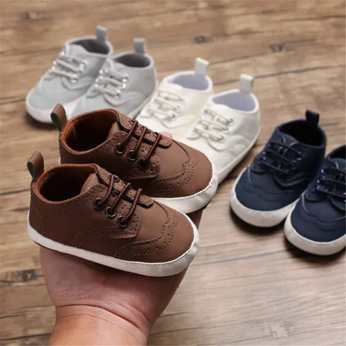 Miniatura 14 de COSANKIM Zapatos deportivos para bebé niño y niña, zapatos de tobillo altos, antideslizantes, suela suave, zapatos de cuna para niños pequeños