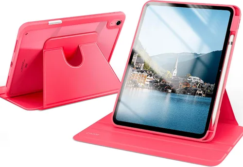 Miniatura 11 de CACOE Funda giratoria 360 para iPad (A16) de 11ª/10ª generación con soporte para lápices 2025/2022 de 11/10.9 pulgadas, a prueba de golpes