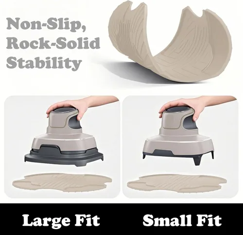 Miniatura 2 de Tailored Ninja Crispi PowerPod Salvamanteles de Silicona – Almohadillas Térmicas para Accesorios de Freidora de Aire de Vidrio Ninja Crispi