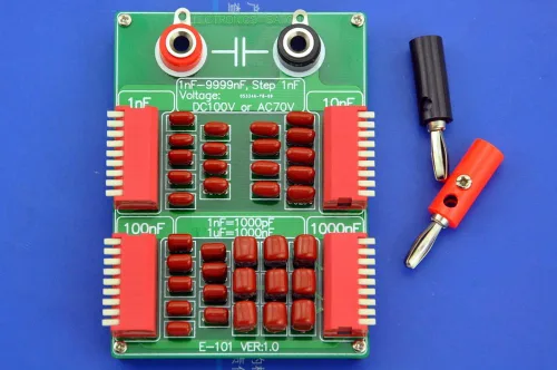 Miniatura 3 de Electronics-Salon Placa de condensador programable de cuatro décadas de 1nF a 9999nF Step-1nF.