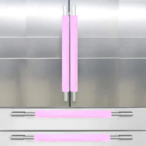 Miniatura 8 de Fundas para manijas de refrigerador, juego de fundas para manijas de electrodomésticos de cocina, horno microondas, nevera o lavavajillas, protector