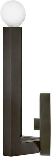 Miniatura 7 de Hinkley Ezra 45042BX - Aplique de pared con dos luces, forma única, brazos cuadrados fuertes, óxido negro