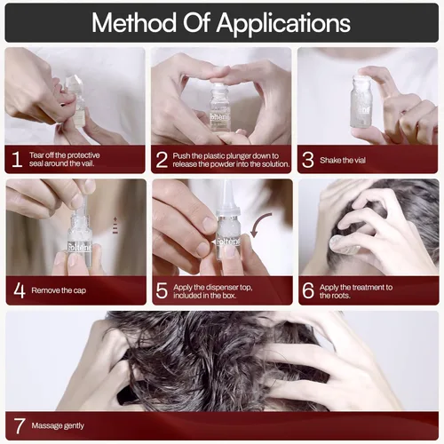 Miniatura 4 de FOLTENE Tratamiento para el crecimiento del cuero cabelludo y el cabello – Suero revitalizante para el crecimiento del cabello para hombres