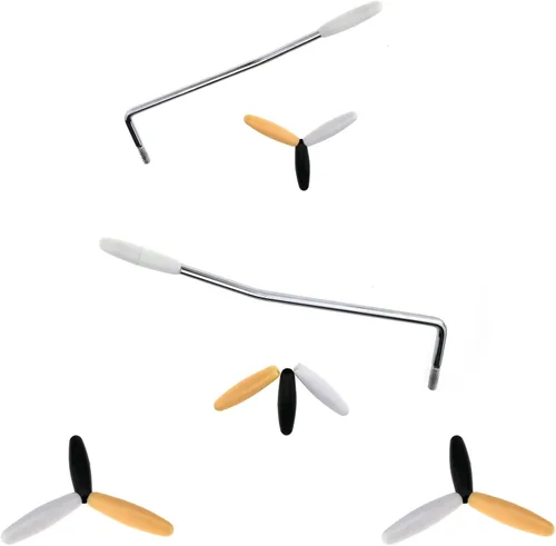 Miniatura 3 de Barra de brazo de trémolo de 0,2 pulgadas para MIM Strat Stratocaster guitarra eléctrica cromada