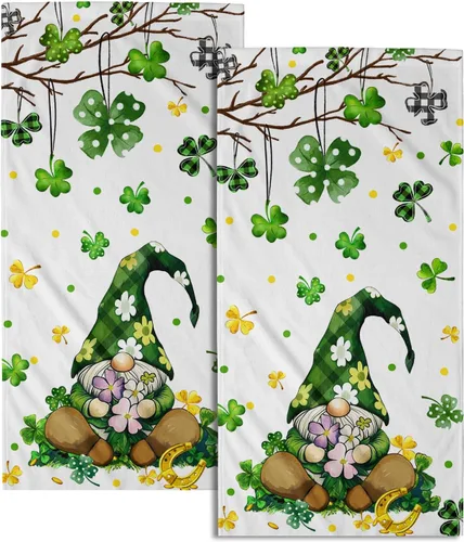 Miniatura 17 de Giwawa Autumn Pumpkin Hand Towels Maple Leaves Bath Fingertip Towel Set of 2 Thanksgiving Soft Absorbent Dish Wash Cloth Kitchen Home Hotel Decor