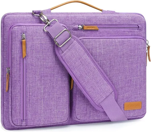 Miniatura 29 de MOSISO Bolsa de hombro protectora 360 para laptop, bolsas de computadora de 15-15.6 pulgadas compatibles con MacBook Pro de 16 pulgadas, HP, Dell
