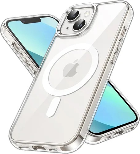 Miniatura 23 de JETech Funda magnética para iPhone 13 Pro Max de 6.7 pulgadas, compatible con carga inalámbrica MagSafe, a prueba de golpes, parte trasera Negro