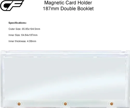 Miniatura 2 de Magnético One Touch para tarjetas horizontales de folleto doble de 7.362 in - Se adapta a National Treasures
