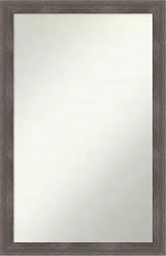 Miniatura 518 de Amanti Art Espejo personalizado, espejo de baño gris plomo a rayas, espejo de pared o espejo de tocador de baño sobre el fregadero