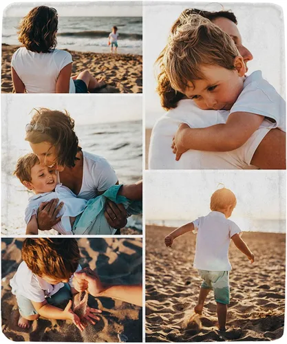 Miniatura 9 de Manta personalizada con imagen, mantas personalizadas con fotos, regalos personalizables para parejas, cumpleaños, aniversario de boda, 1 foto, 50 x